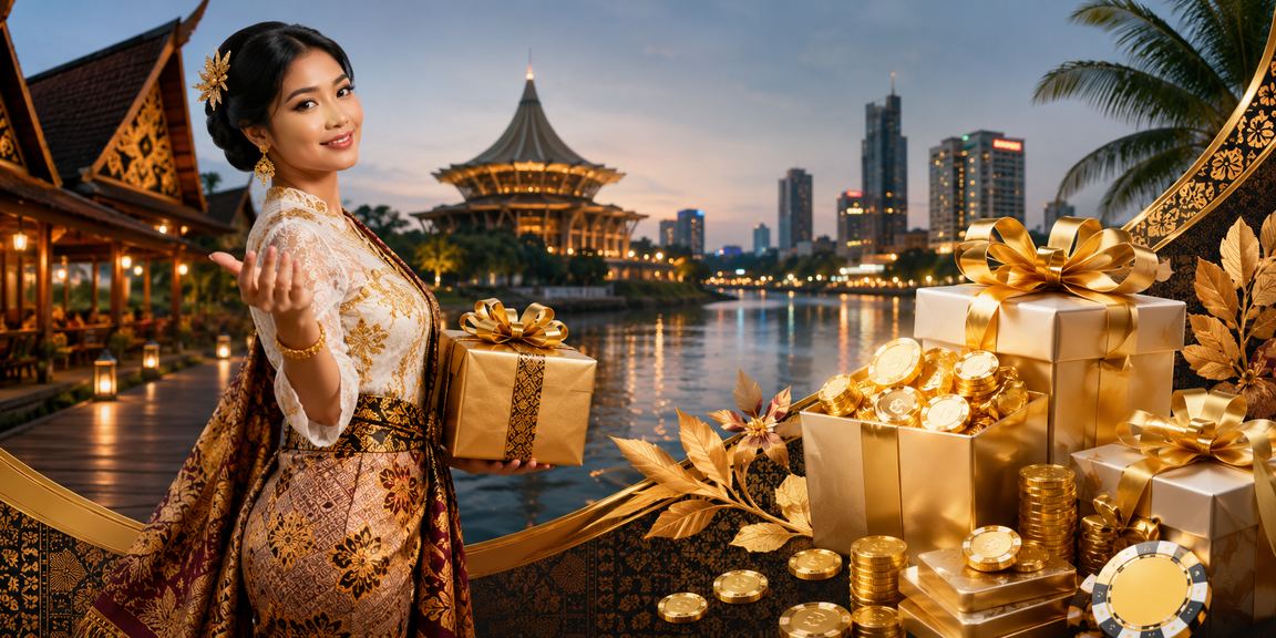 Pemain Sarawak menerima bonus rebat dengan tema batik tempatan
